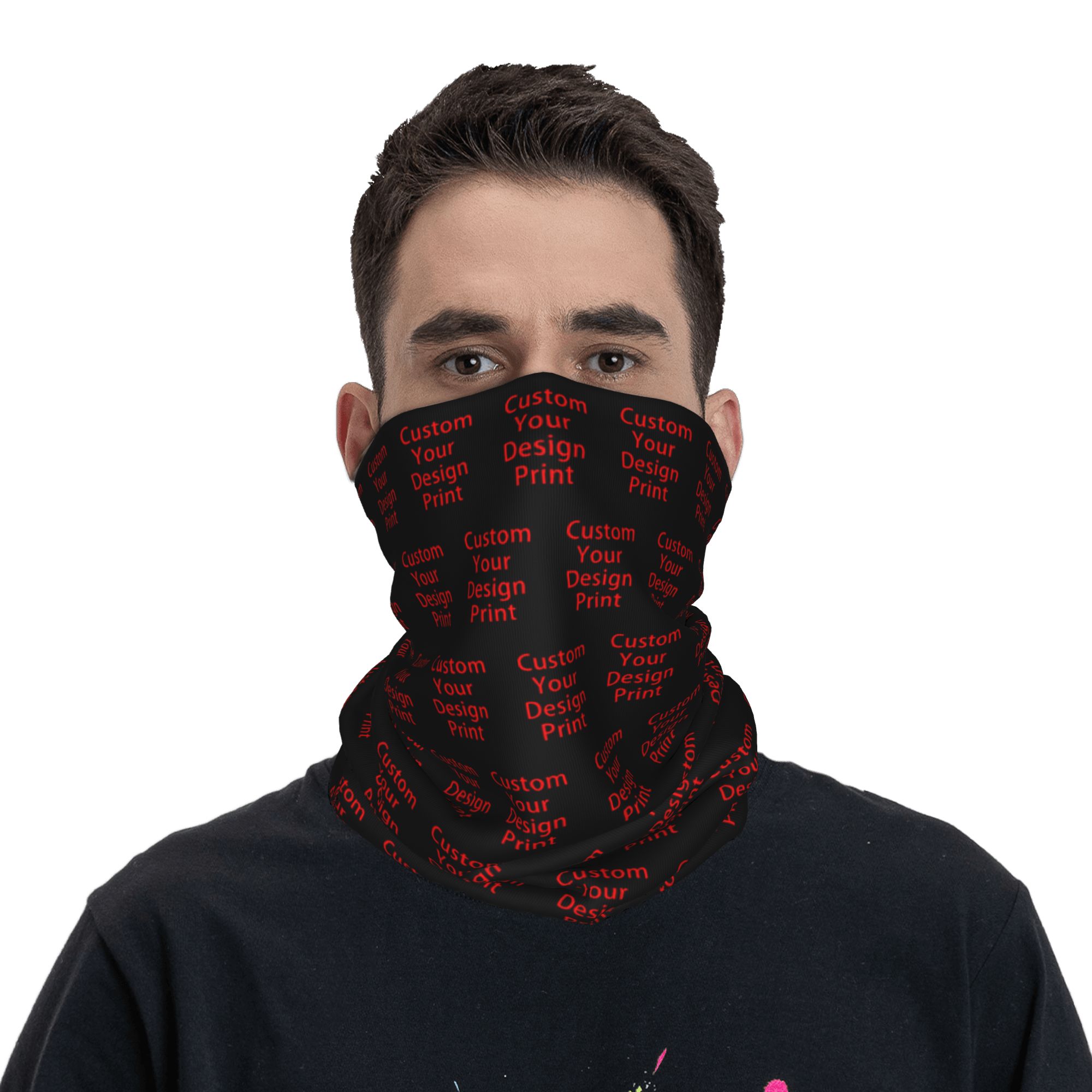 Women Accessories Logo Design - Custom Custom Your Design Bandana Neck