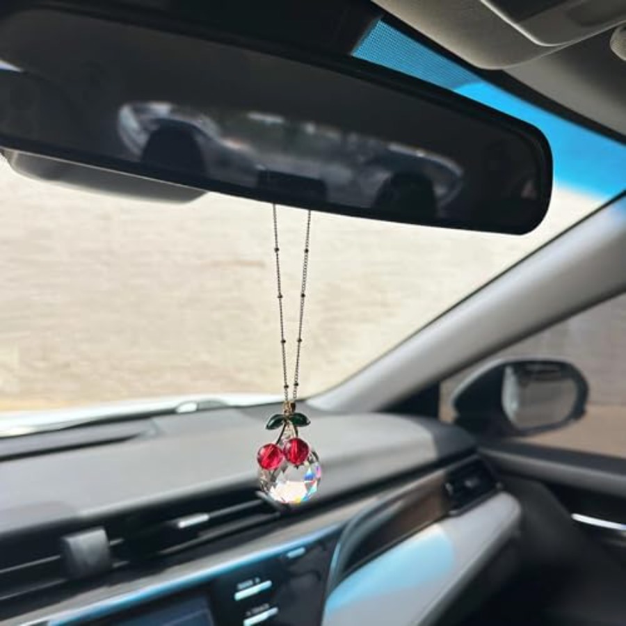 Women'S Accessories Accessorize - Cherry Car Decor Rear View Mirror