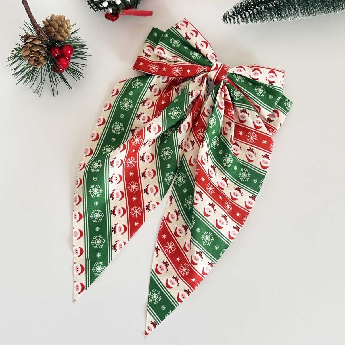 Women'S Accessories Accessorize - Christmas Spring Clamp Butterfly Knot Snowflake