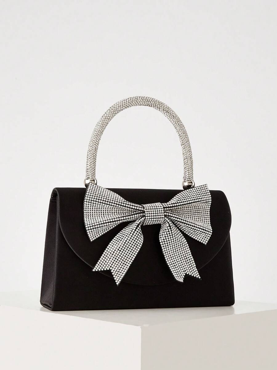 Rhinestone Bow Clutch Bag For  - Women'S Accessories Handbags ulasan dan harga