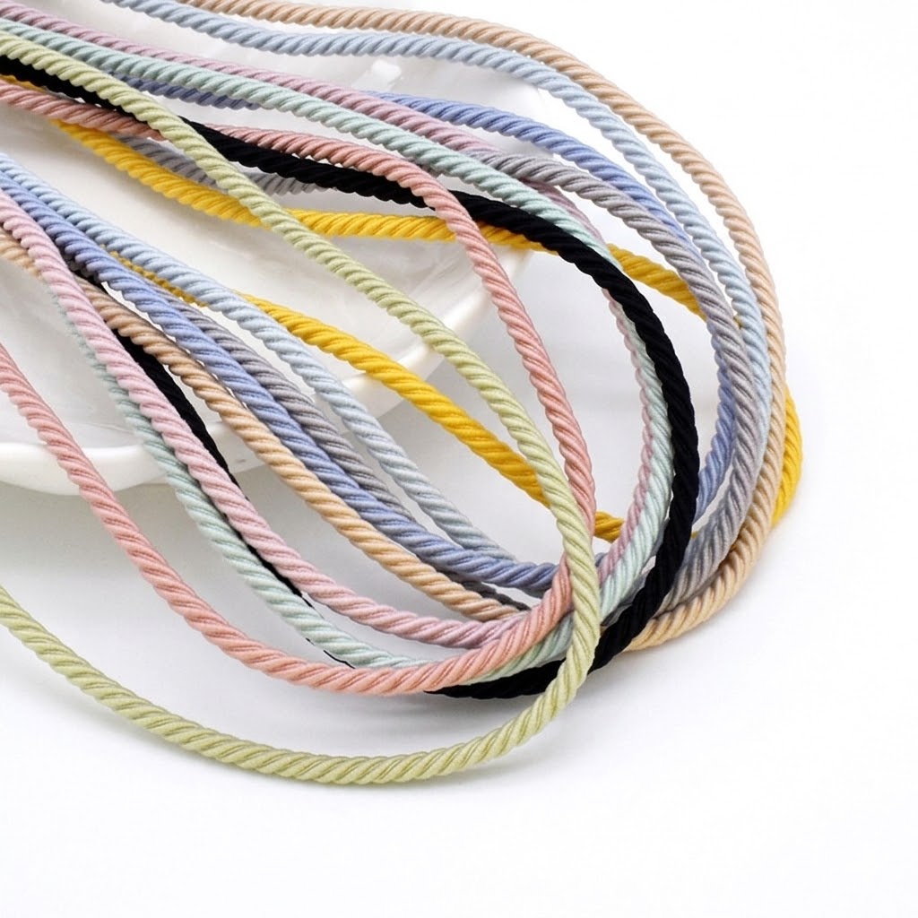 5M/Lot 2.5mm Elastic Rope Brai - Hair Band Elastic ulasan dan harga