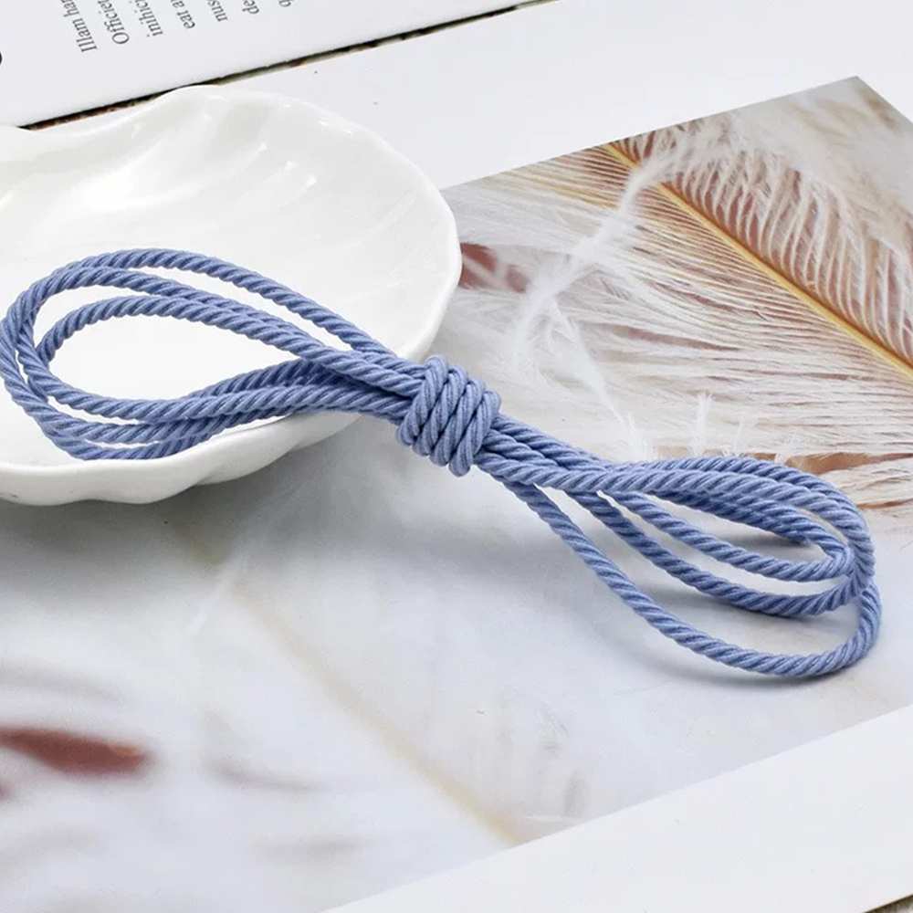 5M/Lot 2.5mm Elastic Rope Brai - Hair Band Elastic ulasan dan harga