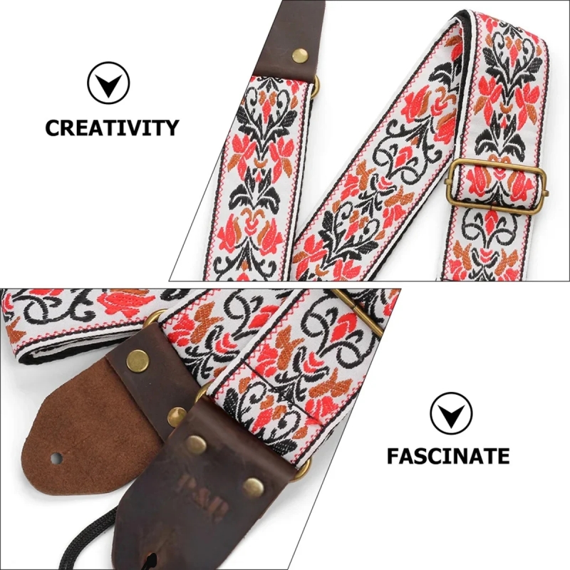 Miwayer Vintage Flowers Guitar - Women Electronic Accessories ulasan dan harga