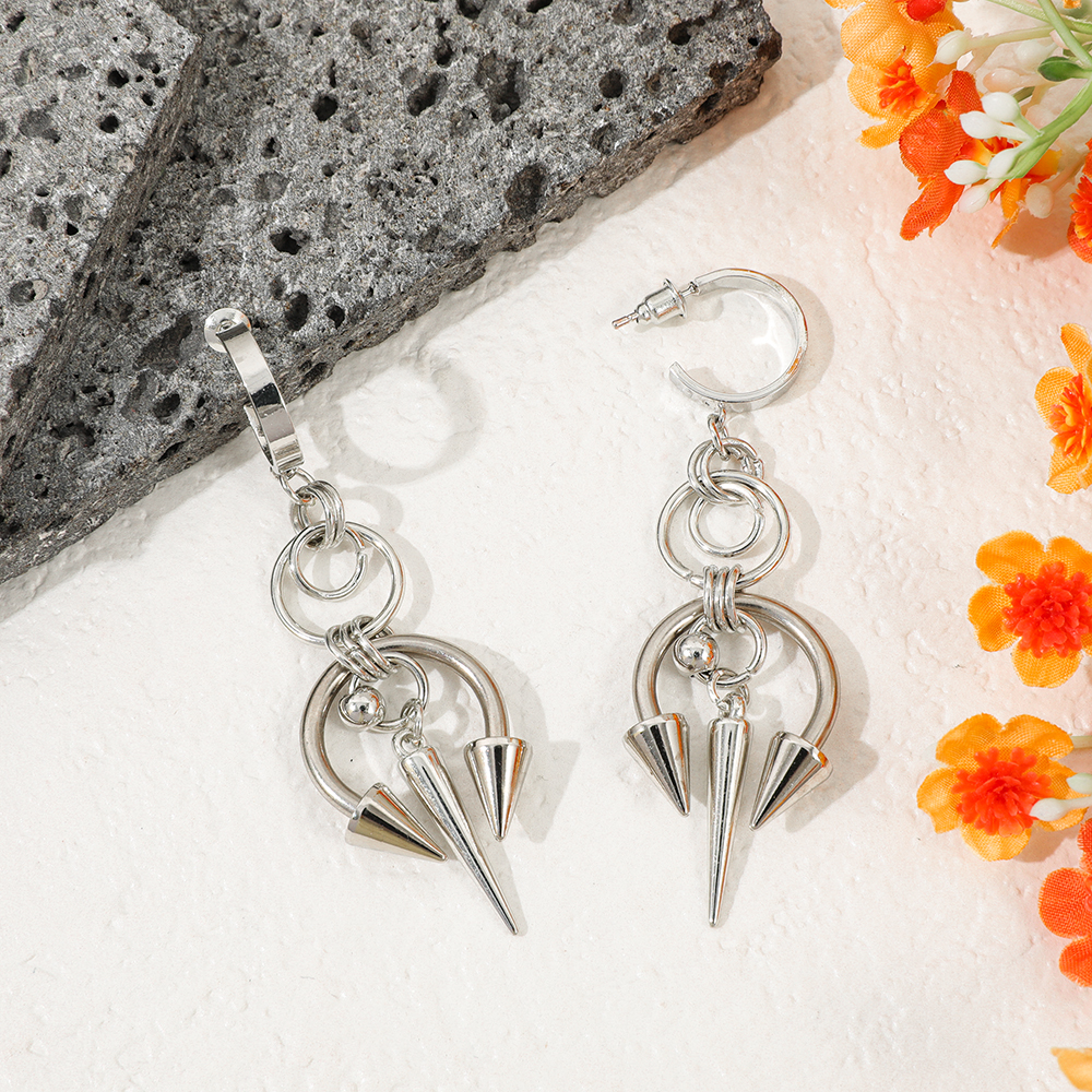 1pair Y2K Stainless Steel Rive - Women'S Y2K Accessories ulasan dan harga