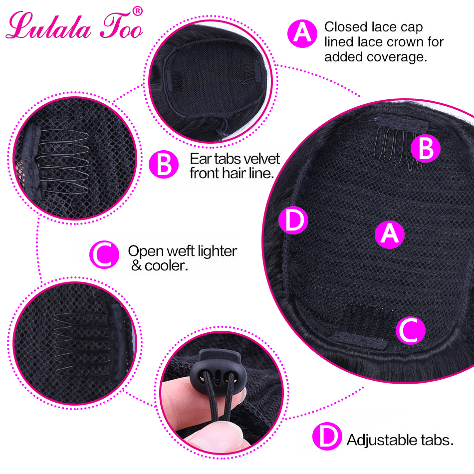 30inch Long Afro Puff Yaki Str - Hair Band Elastic ulasan dan harga