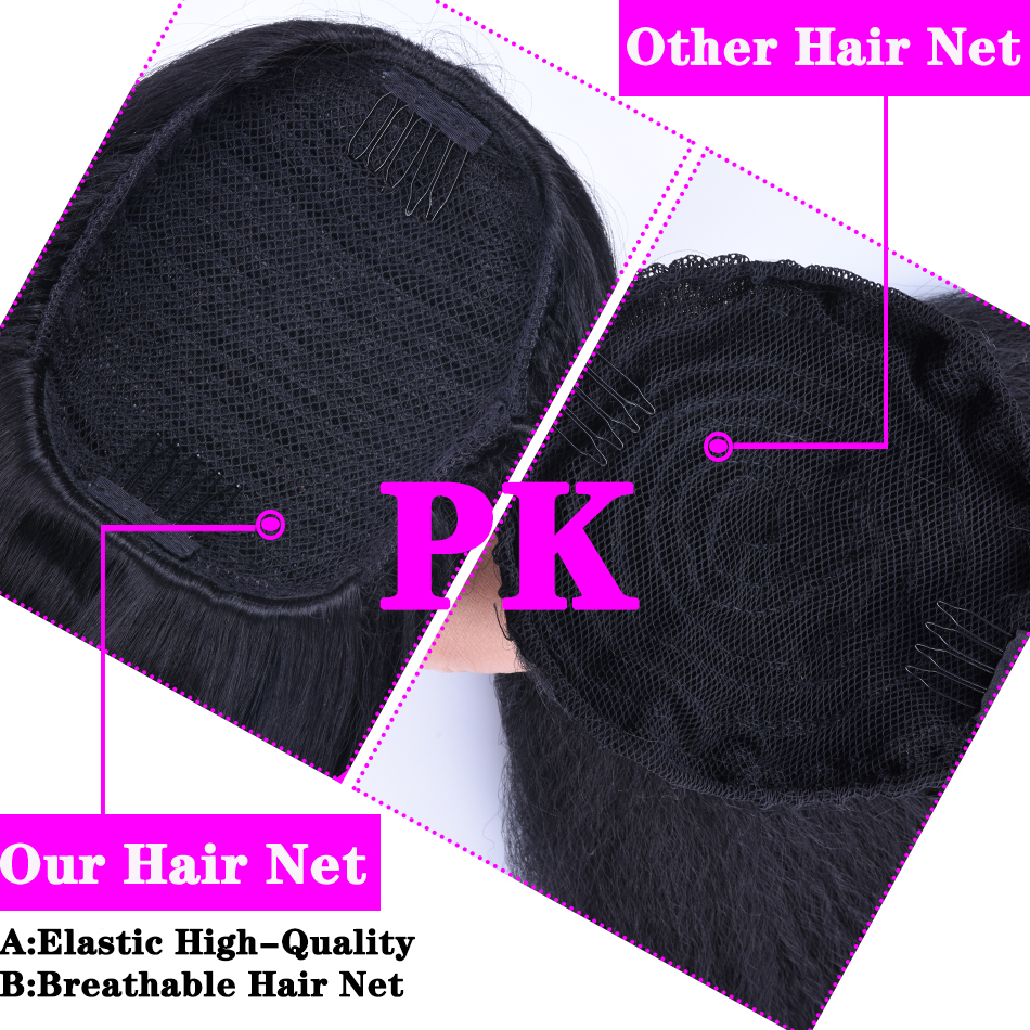 30inch Long Afro Puff Yaki Str - Hair Band Elastic ulasan dan harga