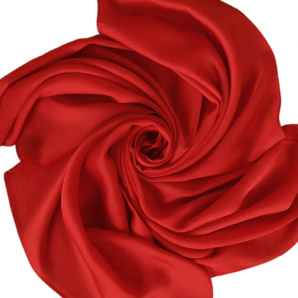 Satin Scarf Women 70cm Solid C - Women Accessories Wholesale China ulasan dan harga