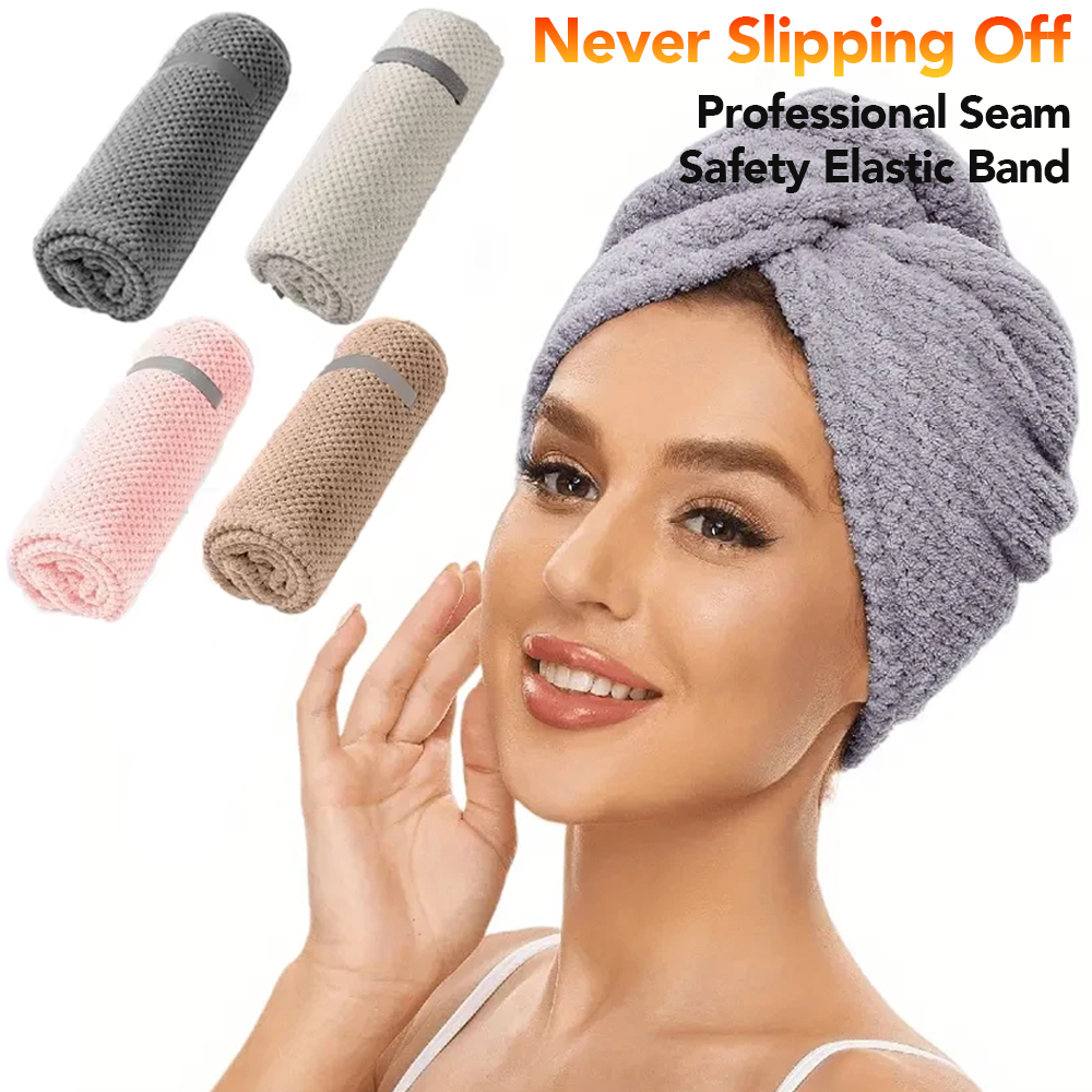 Microfiber Hair Towel Extra La - Hair Band Elastic ulasan dan harga