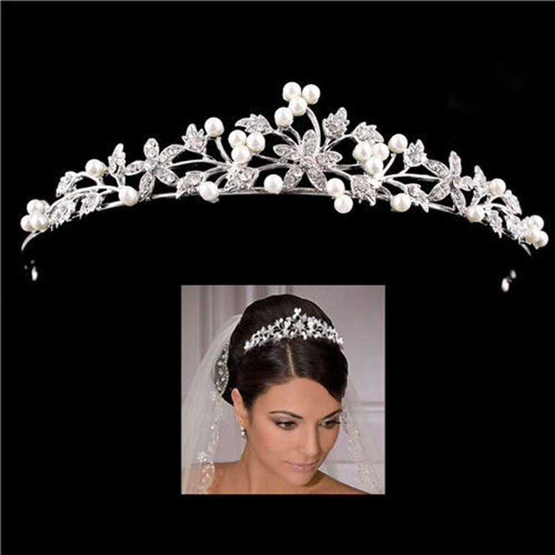 Crystal Wedding Bridal Tiara H - Women Knight Accessories ulasan dan harga
