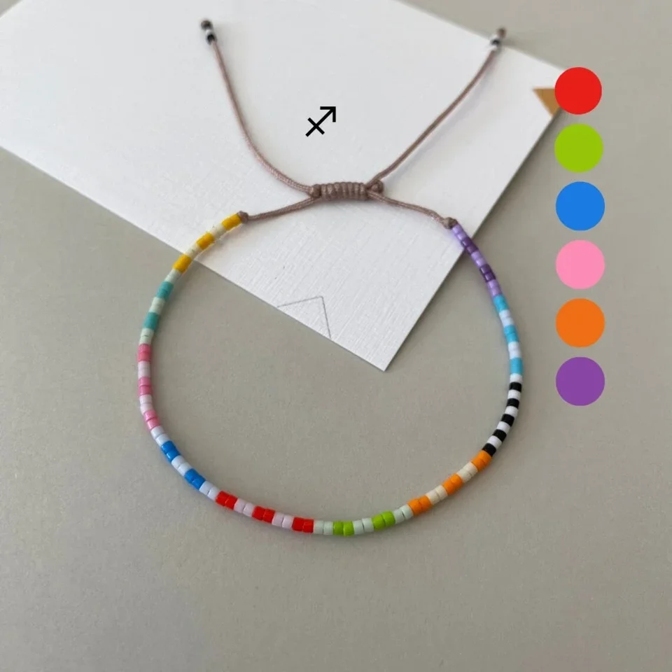 Colorful Y2k Beaded Bracelet f - Women'S Y2K Accessories ulasan dan harga