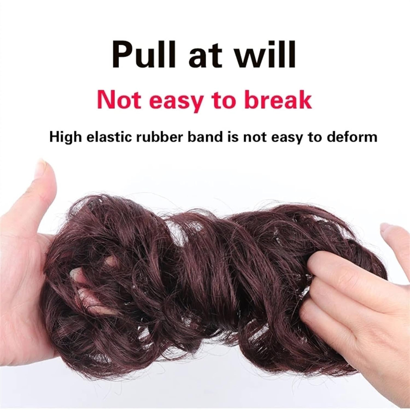 Synthetic Fashion Messy Curly  - Hair Band Elastic ulasan dan harga