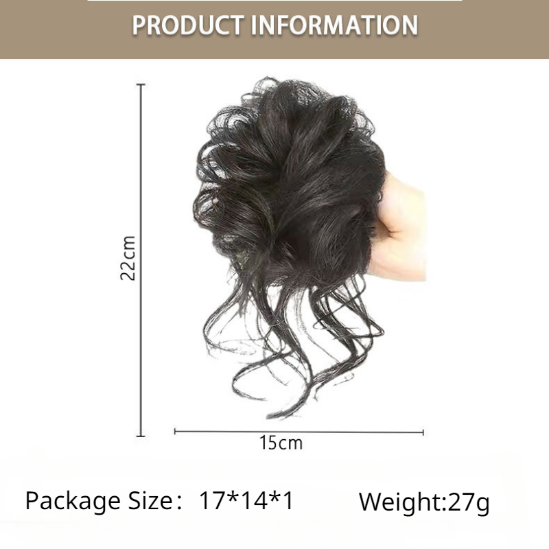 Synthetic Fashion Messy Curly  - Hair Band Elastic ulasan dan harga