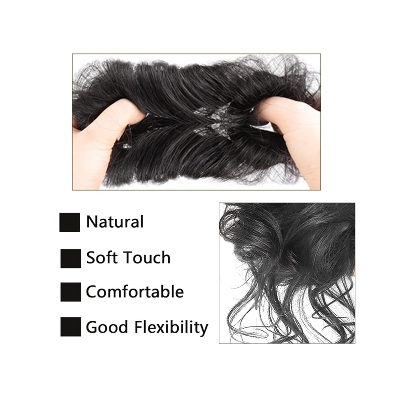 Synthetic Fashion Messy Curly  - Hair Band Elastic ulasan dan harga