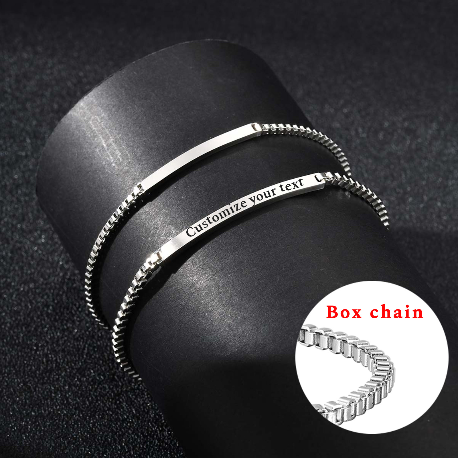 1/2 pack Customized Bracelets  - Women Accessories Gift Box ulasan dan harga