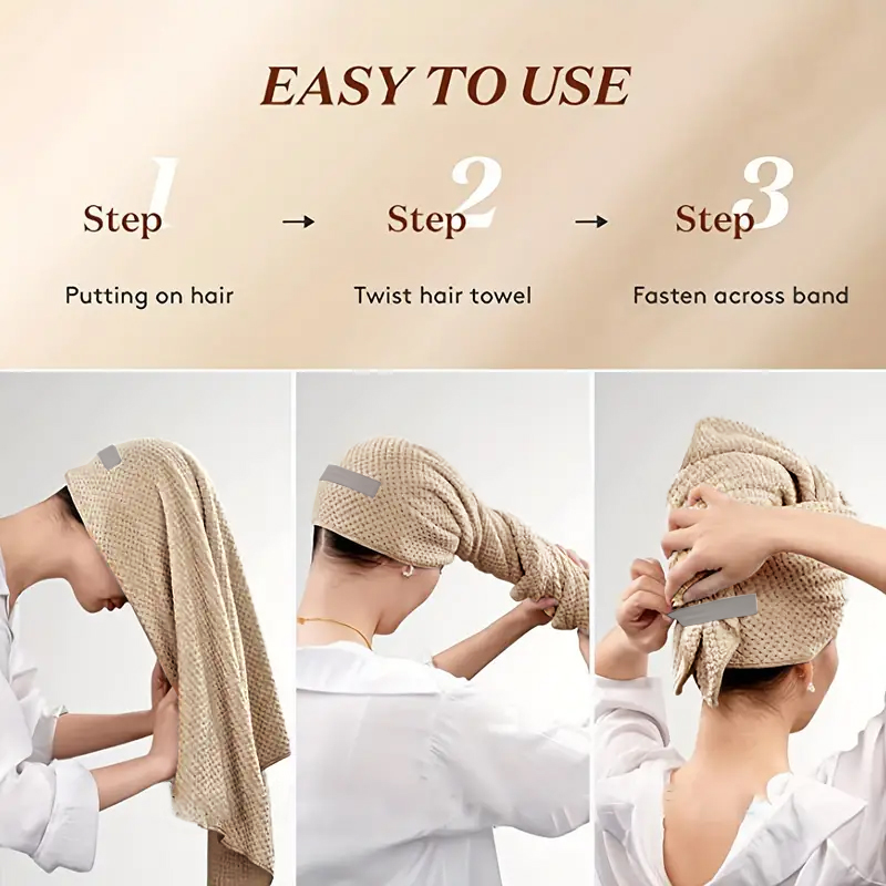 Microfiber Hair Towel Extra La - Hair Band Elastic ulasan dan harga