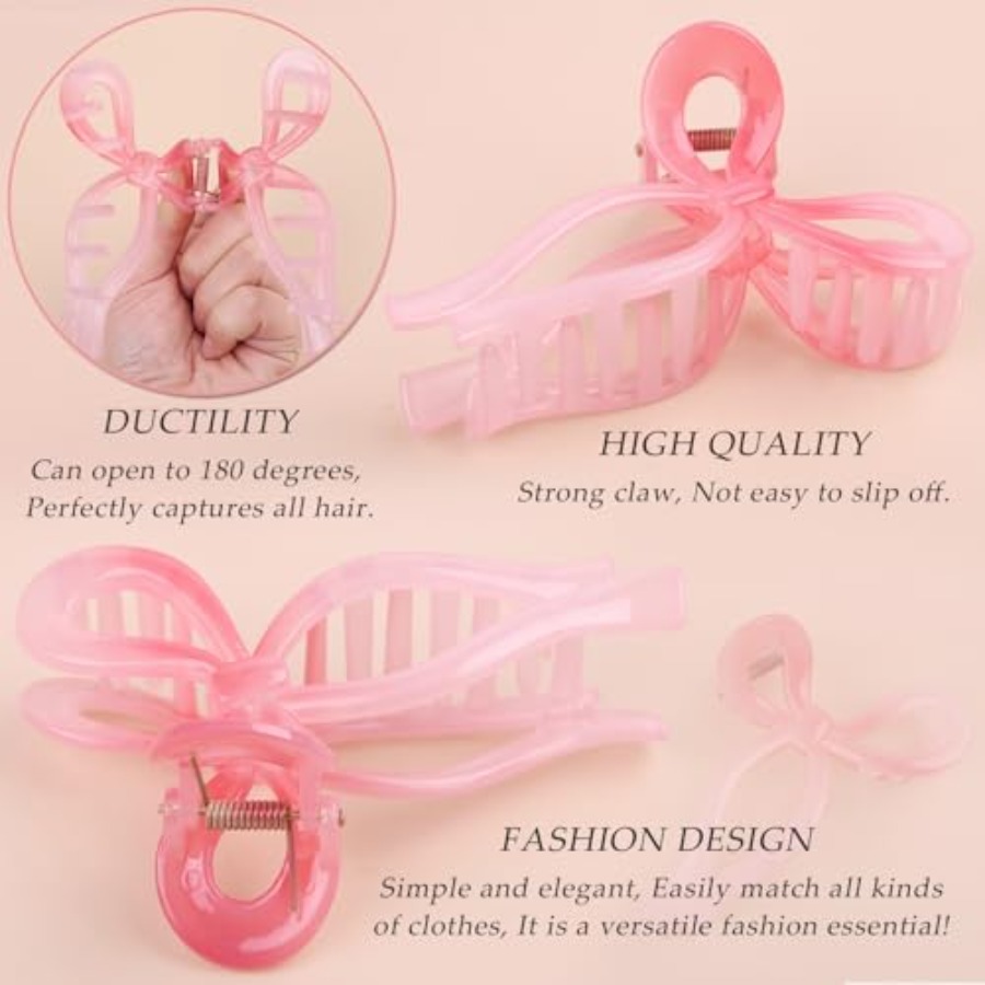 4 Pcs Bow Hair Clips Elegant H - Women'S Accessories Accessorize ulasan dan harga