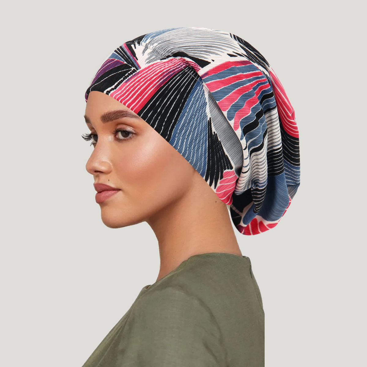2026 New Tie-dye Hair Cover Ca - Women Knight Accessories ulasan dan harga