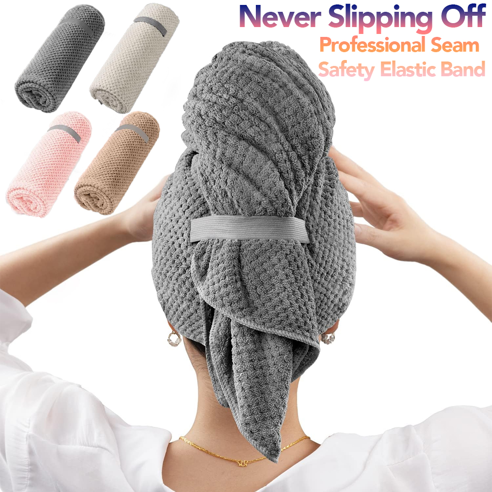 Microfiber Hair Towel Extra La - Hair Band Elastic ulasan dan harga