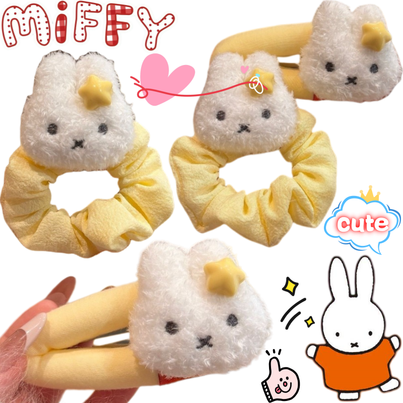 Miffy Hair Band Creative High- - Hair Band Elastic ulasan dan harga