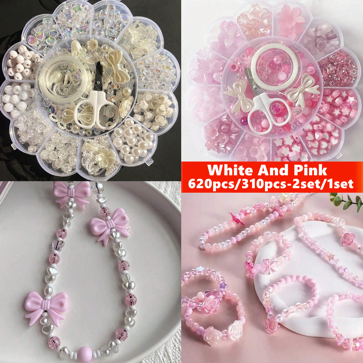 2Set/1Set 13 Grids Acrylic Flo - Women Accessories Gift Box ulasan dan harga