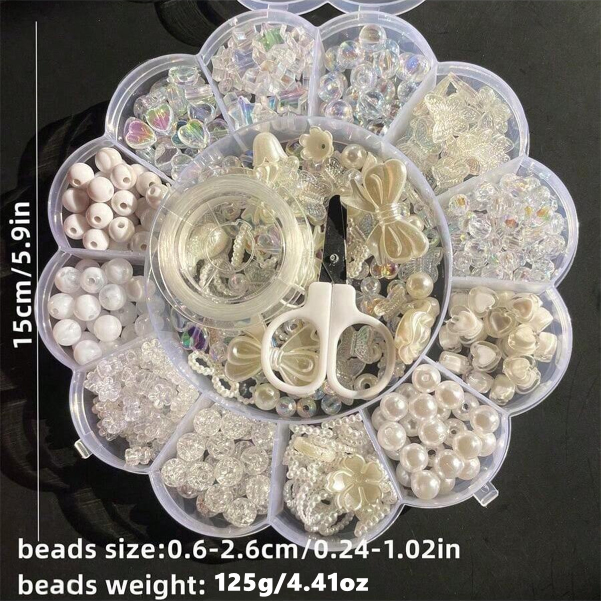 2Set/1Set 13 Grids Acrylic Flo - Women Accessories Gift Box ulasan dan harga