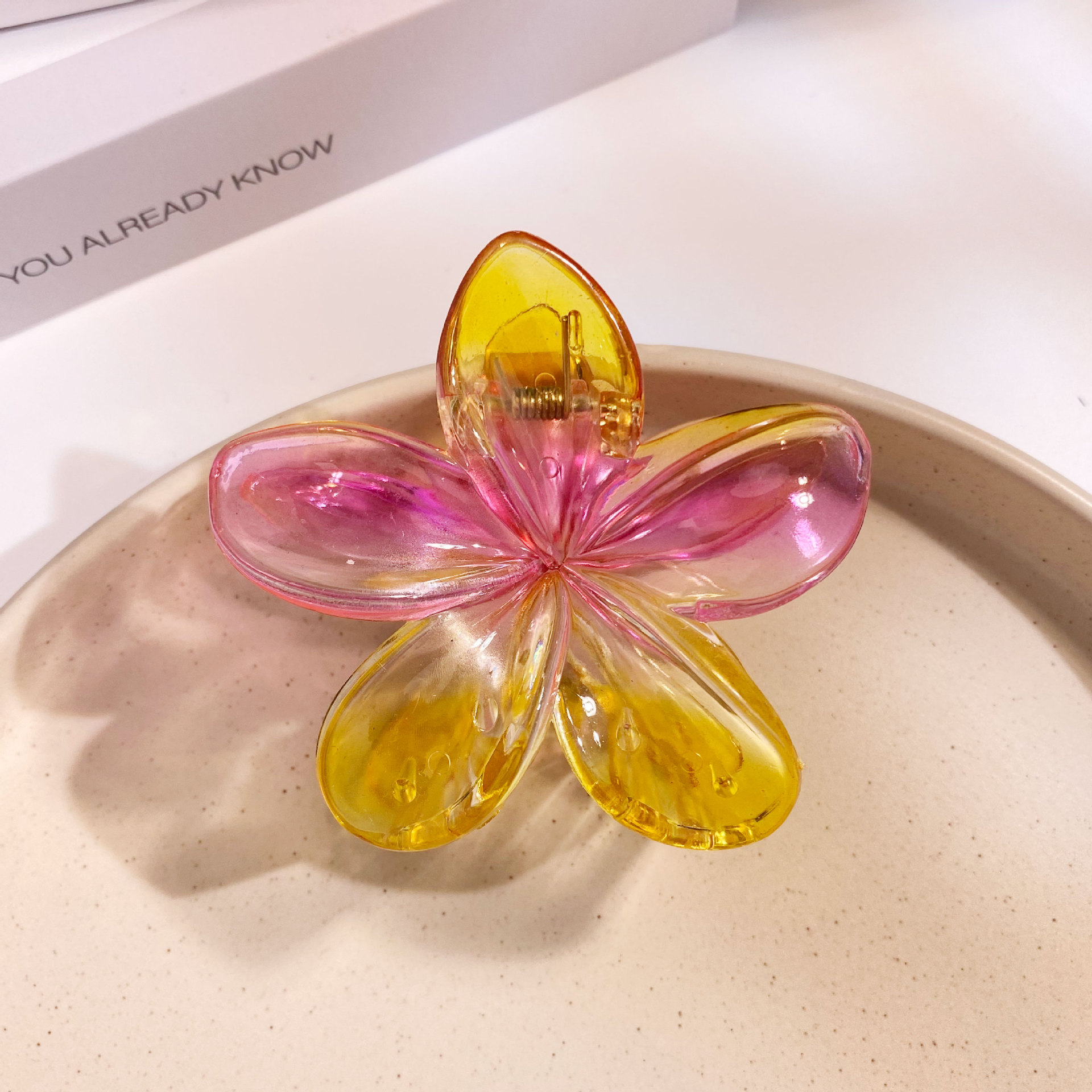 1/6PCS 8CM Women Flower Hair C - Women Accessories Wholesale China ulasan dan harga