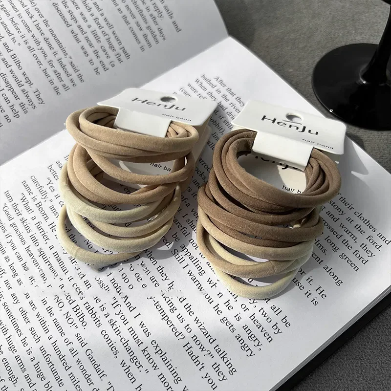 2026 Solid Color Elastic Durab - Hair Band Elastic ulasan dan harga