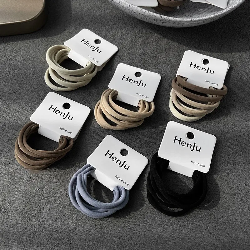 2026 Solid Color Elastic Durab - Hair Band Elastic ulasan dan harga