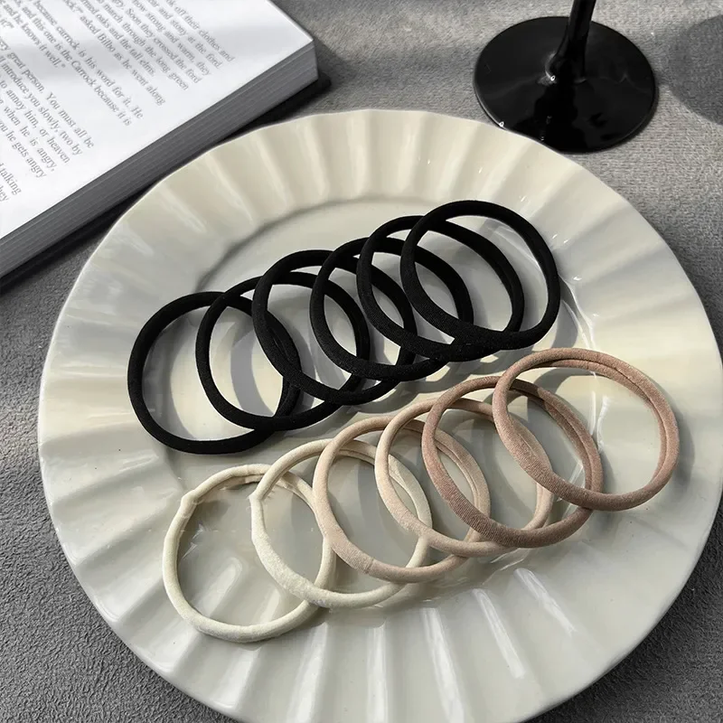 2026 Solid Color Elastic Durab - Hair Band Elastic ulasan dan harga