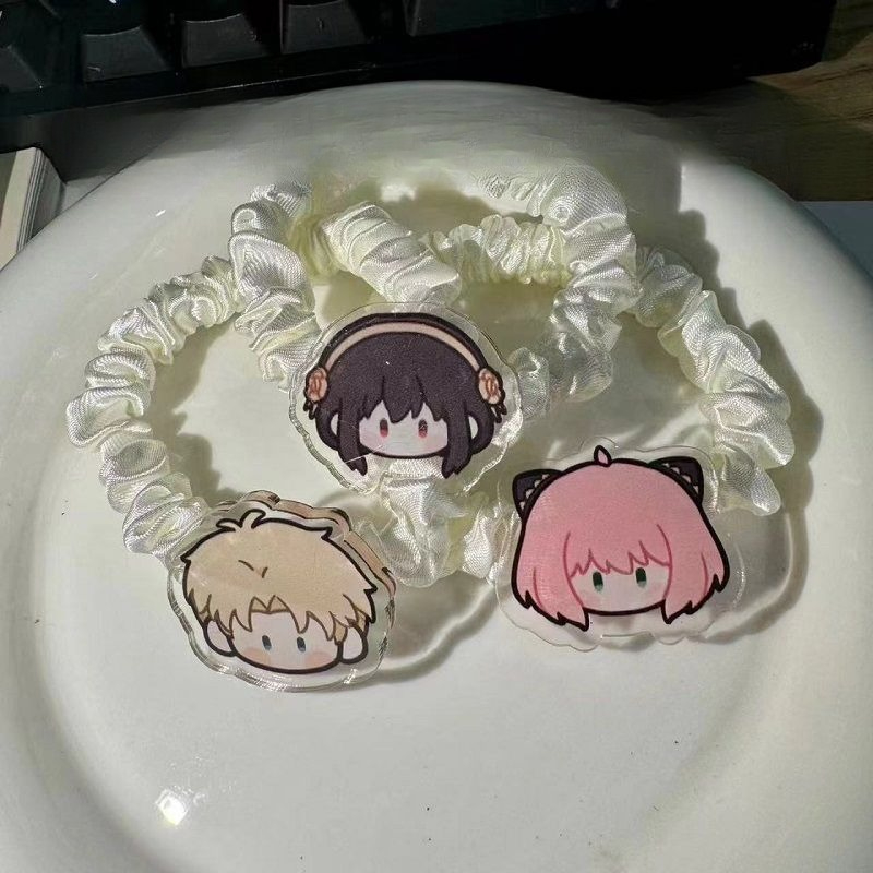 3Pcs/set Anime Spy X Family An - Hair Band Elastic ulasan dan harga