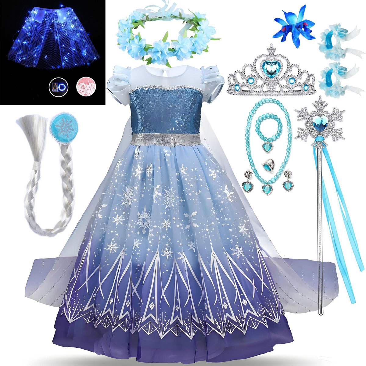 Disney Popular Movie Frozen Pr - Layered Necklace Set ulasan dan harga
