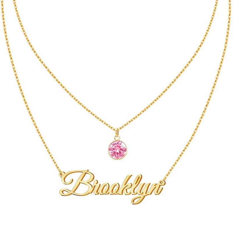 DOREMI Stainless steel Custom  - Layered Necklace Set ulasan dan harga