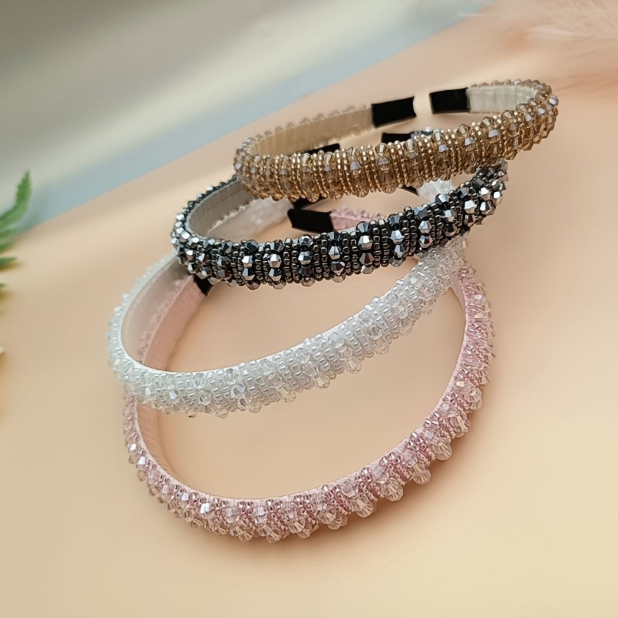 Korean Fashion Shiny Beaded He - Women Accessories Wholesale China ulasan dan harga