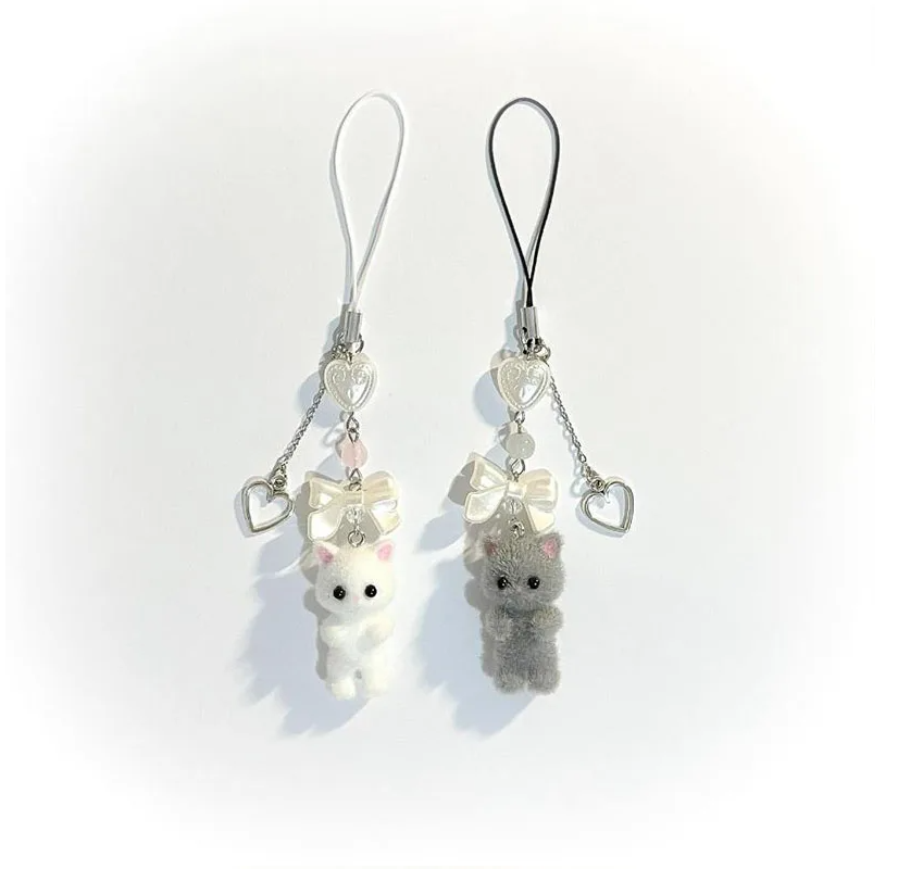 Handmade Calico Animal Phone C - Women'S Y2K Accessories ulasan dan harga