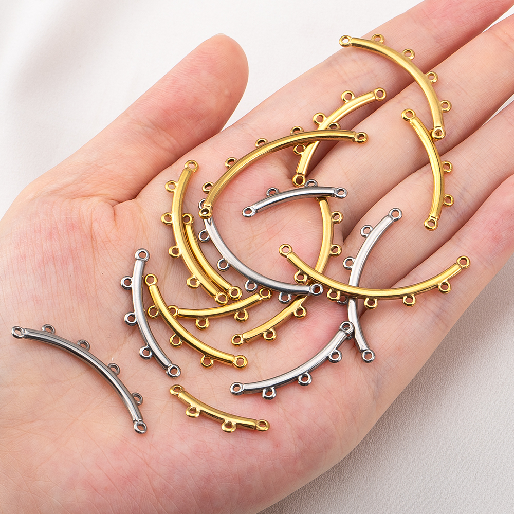2 3 4 5 Loops Stainless Steel  - Layered Necklace Set ulasan dan harga