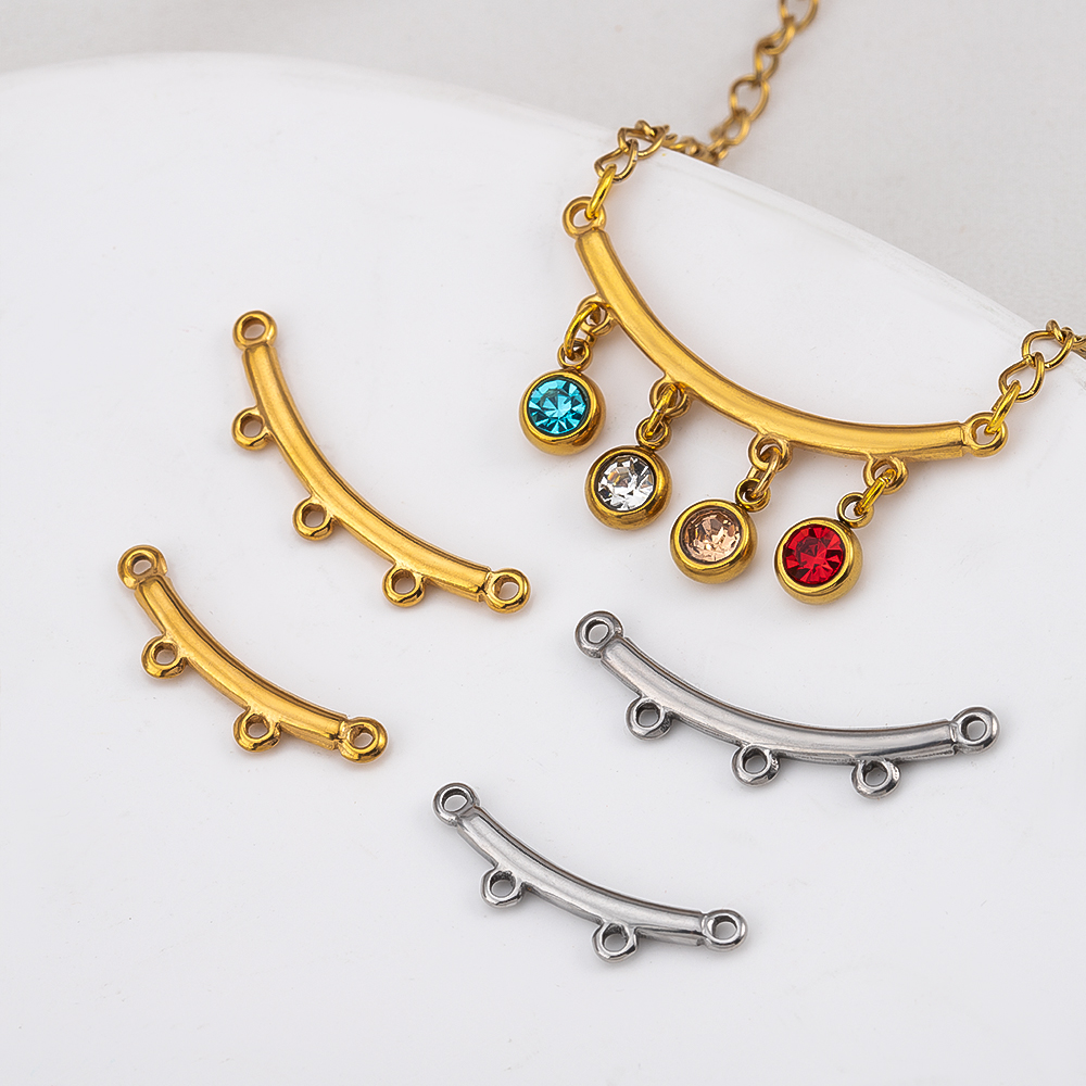 2 3 4 5 Loops Stainless Steel  - Layered Necklace Set ulasan dan harga