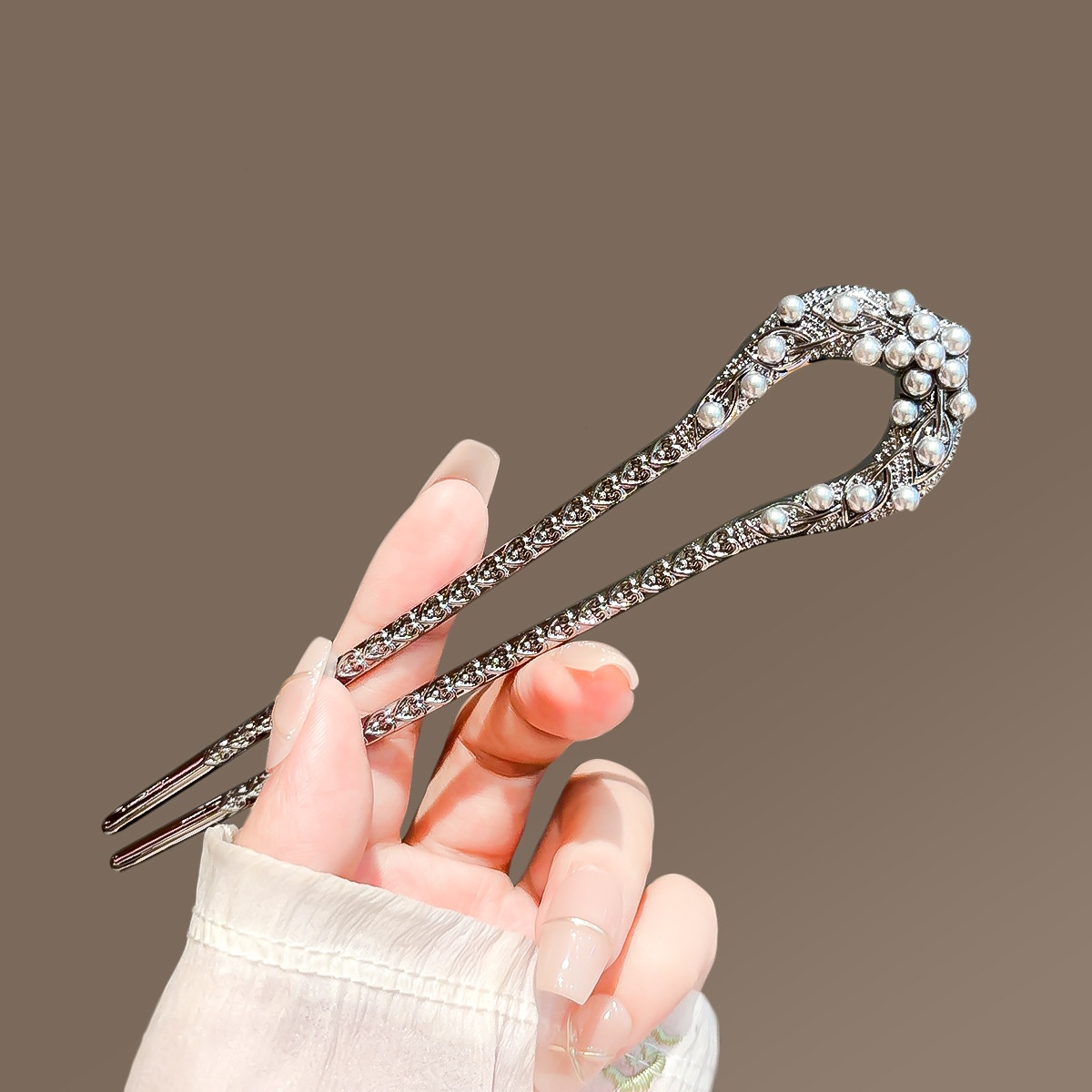 New Pearl U Shaped Hairpin For - Women Knight Accessories ulasan dan harga