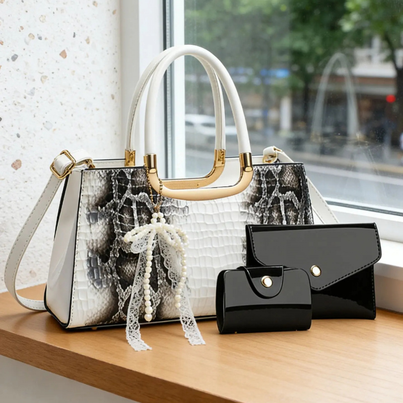 Women's Handbag Set, Crocodile - Women'S Accessories Handbags ulasan dan harga