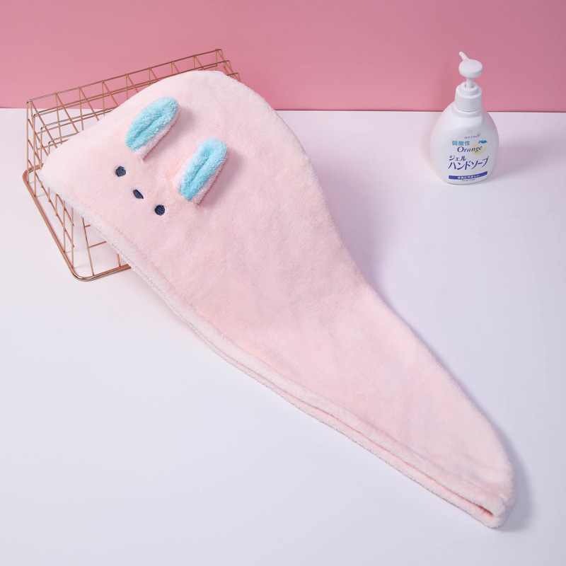 Hair Towel Cartoon Cute Absorb - Hair Band Elastic ulasan dan harga