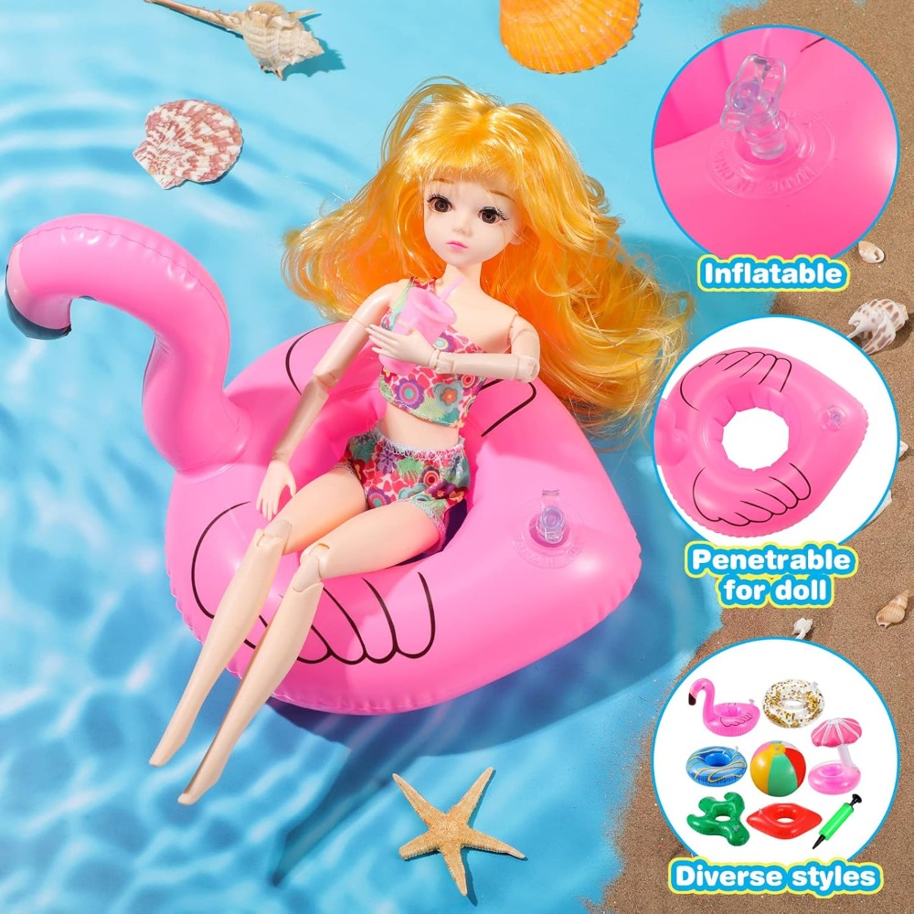 6 Pcs Doll Pool Floaties Set f - Women Accessories Images ulasan dan harga