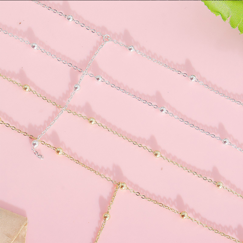 New Trendy 925 Sterling Silver - Layered Necklace Set ulasan dan harga