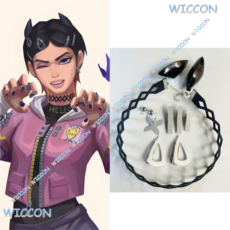Valorant Clove  Clip Collar Bu - Women Knight Accessories ulasan dan harga