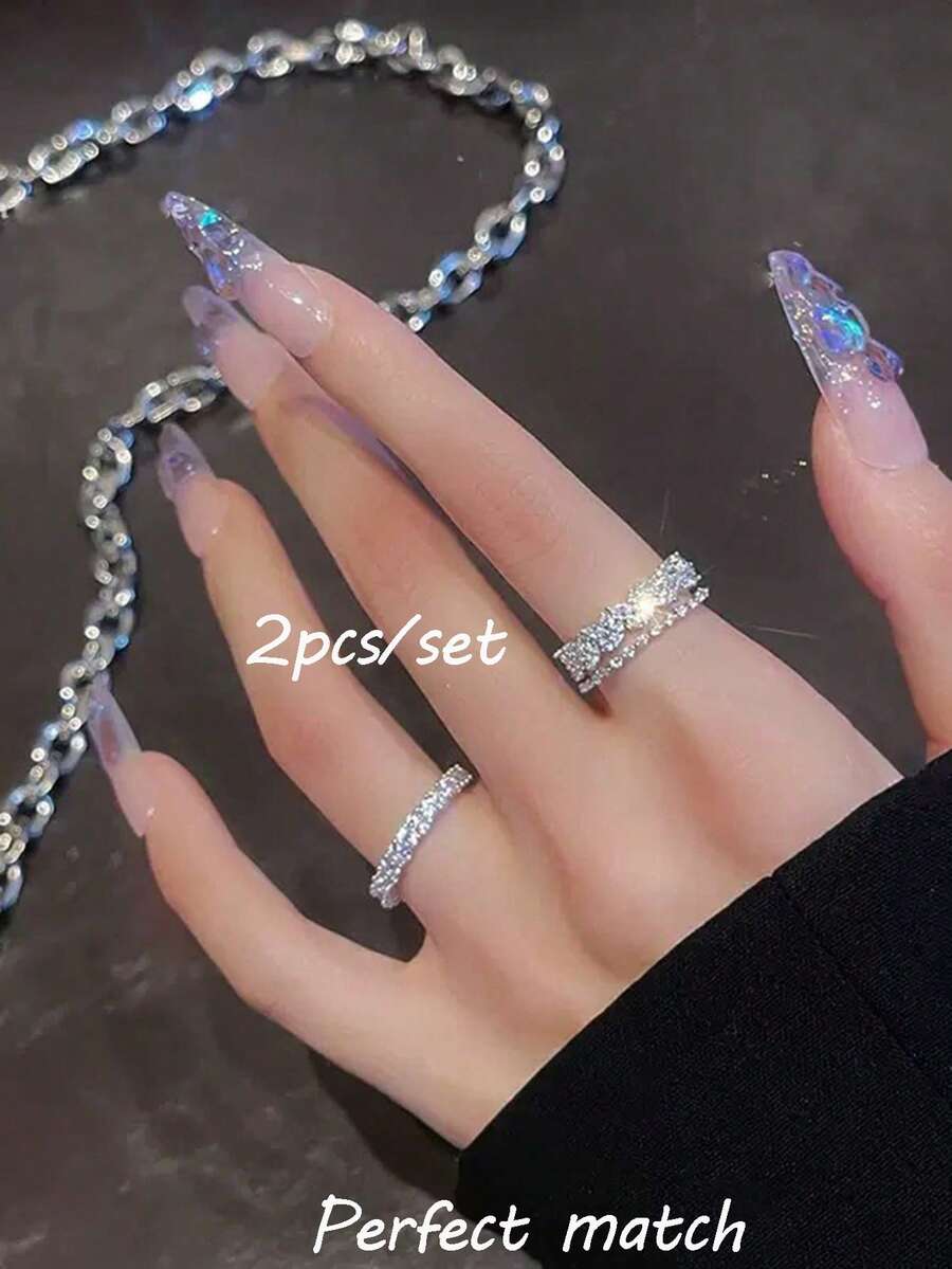 2pcs Luxury Y2K Style Copper Z - Women'S Y2K Accessories ulasan dan harga