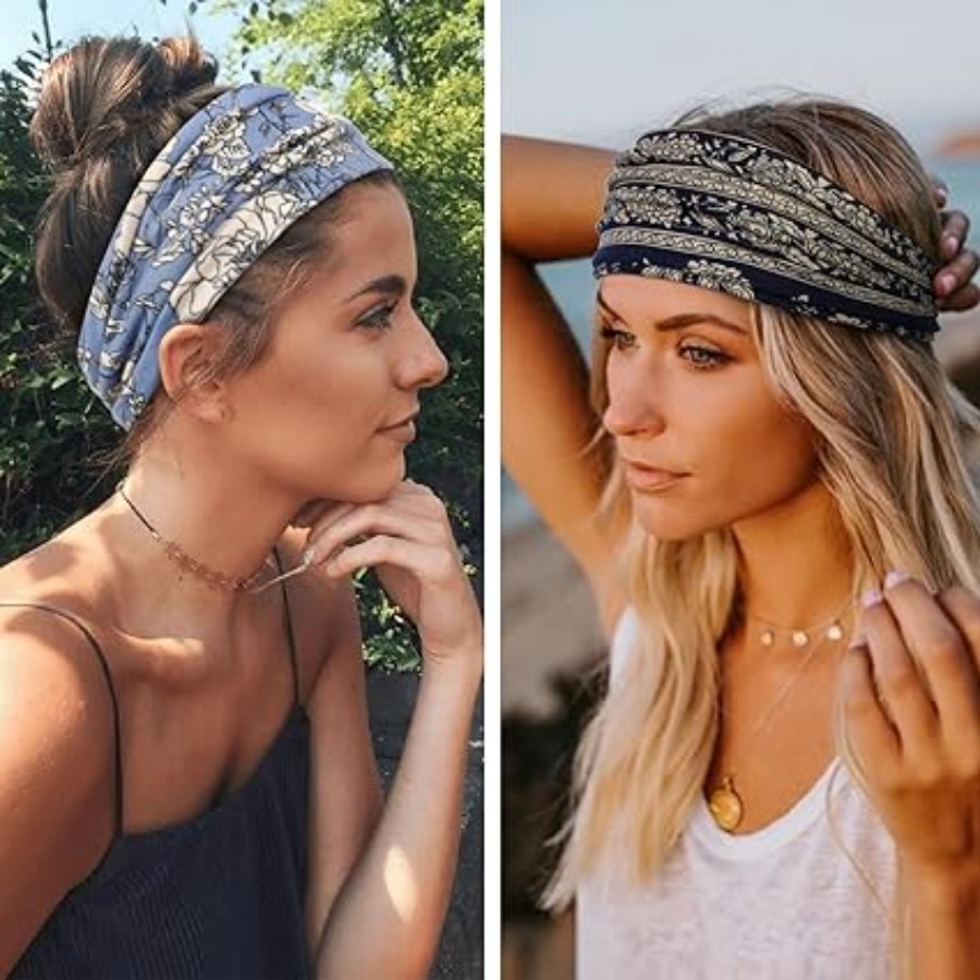 Headbands for Women Boho Elast - Hair Band Elastic ulasan dan harga