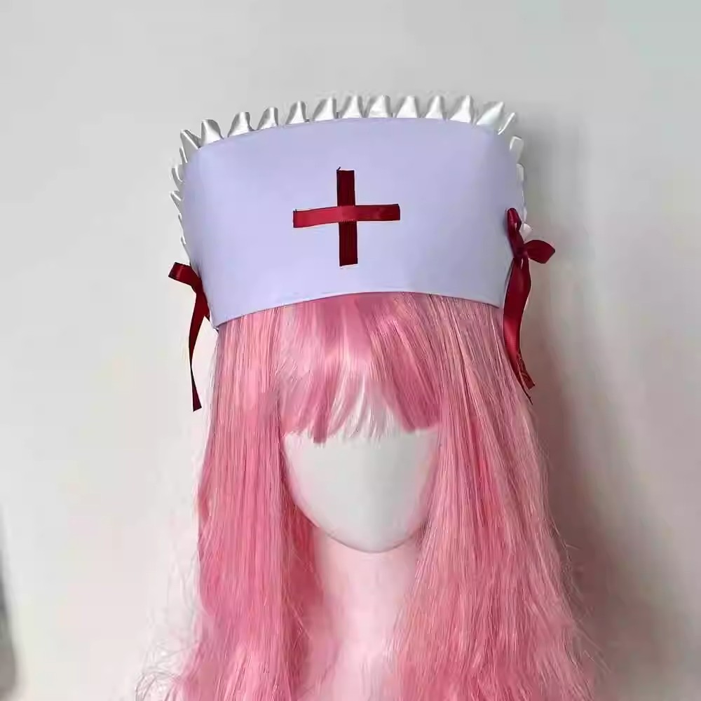 Cosplay nurse cap hat Accessor - Women'S Y2K Accessories ulasan dan harga
