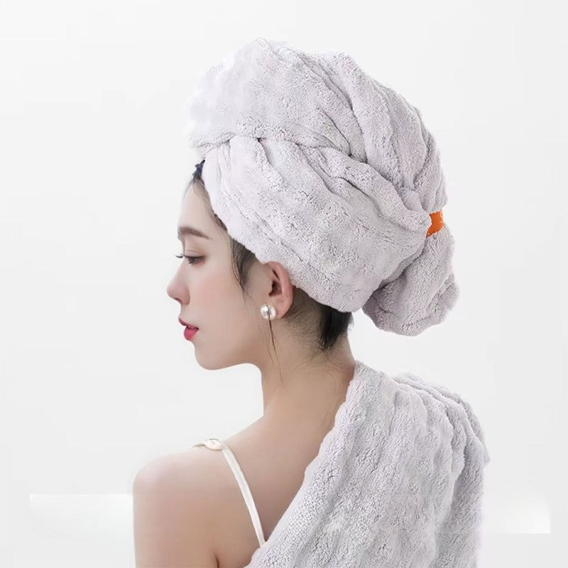 Hair Towel Absorbent Breathabl - Hair Band Elastic ulasan dan harga