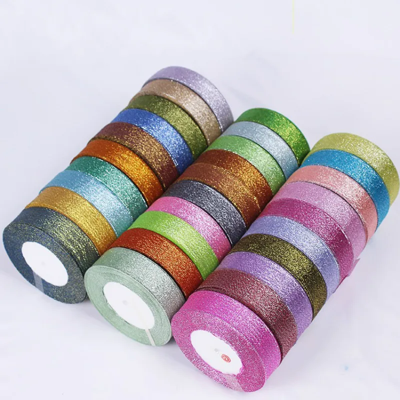25yards 25MM Glitter Onion Rib - Women Accessories Gift Box ulasan dan harga