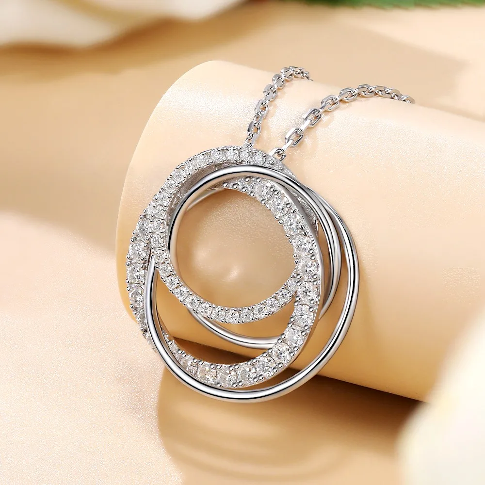 M-JAJA Moissanite Pendant Neck - Layered Necklace Set ulasan dan harga