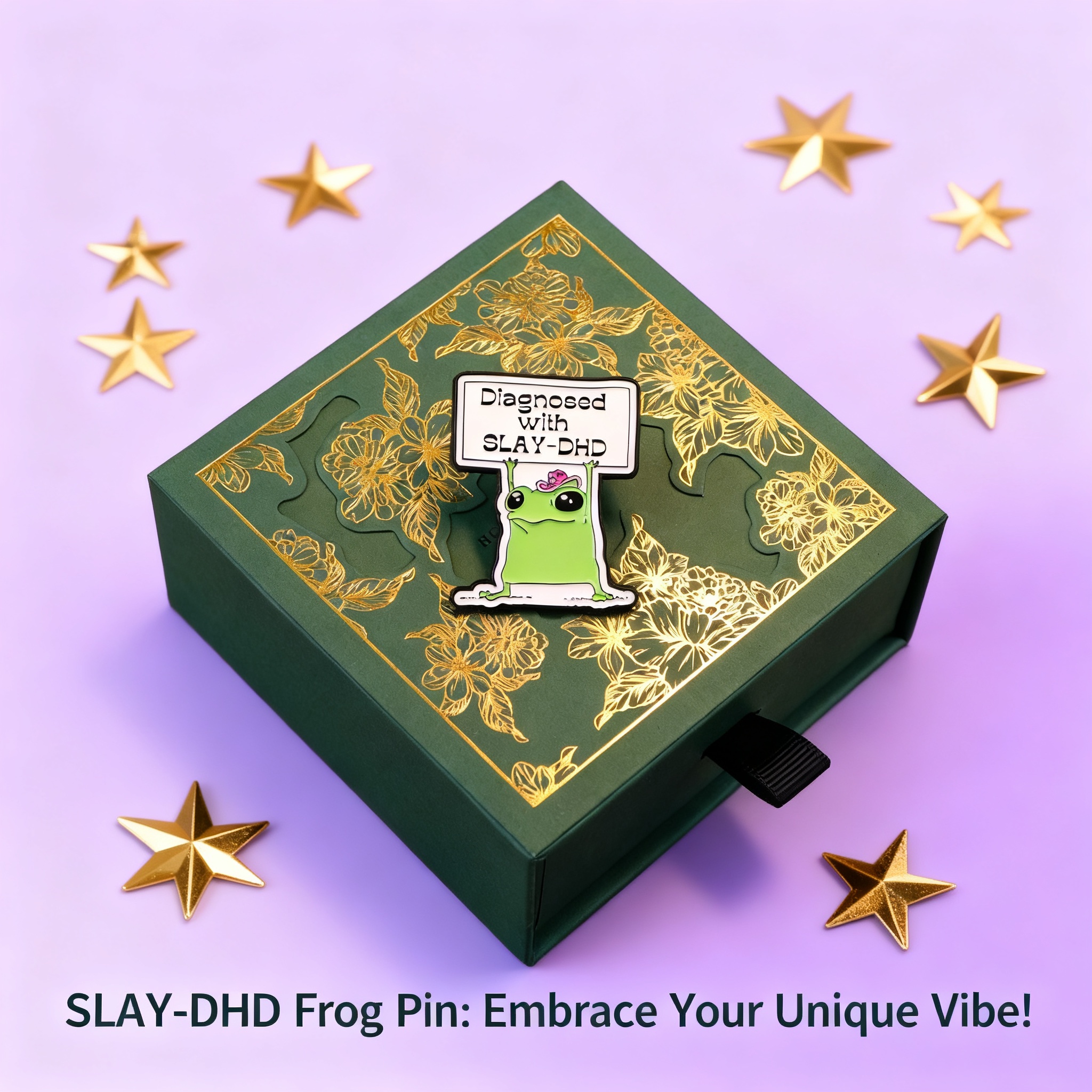 Frog Enamel Pin Badge for Wome - Women Accessories Gift Box ulasan dan harga