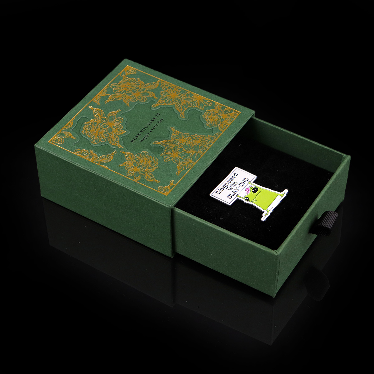Frog Enamel Pin Badge for Wome - Women Accessories Gift Box ulasan dan harga
